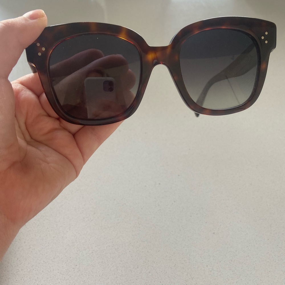 Tortoise Shell Celine Sunglasses
